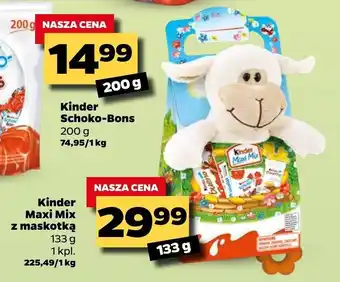 Kinder Maxi Mix z maskotką 133g