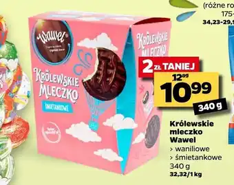 Netto Królewskie Mleczko Wawel waniliowe/śmietankowe 340g oferta