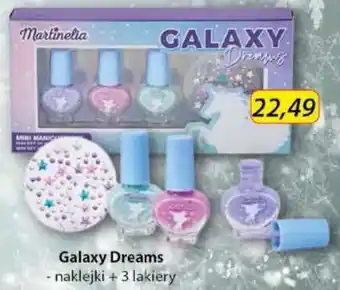 Drogeria Kosmyk Martinelia, galaxy dreams, naklejki + 3 lakiery oferta