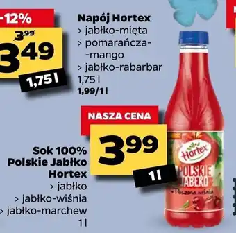 Netto Sok 100% Polskie Jabłko Hortex 1l oferta