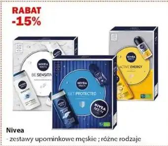 Drogeria Kosmyk Nivea, zestawy upominkowe męskie, różne rodzaje oferta