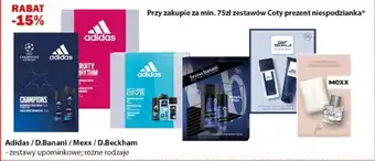 Drogeria Kosmyk Adidas/D.Banani/Mexx/D.Beckham, zestawy upominkowe, różne rodzaje oferta