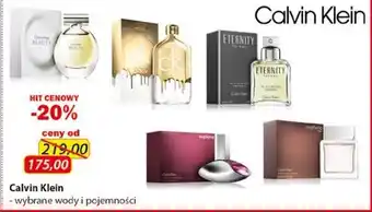 Drogeria Kosmyk Calvin Klein, wybrane wody i pojemności oferta