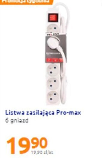 Action Pro-max Listwa zasilająca 6 gniazd oferta