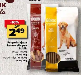 Netto Uzupełniająca karma dla psa Bobik 100-150g oferta