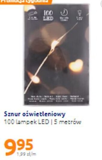 Action Sznur oświetleniowy 100 lampek LED 5 metrów oferta