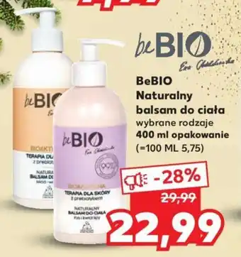 Kaufland BeBIO naturalny balsam do ciała 400ml oferta