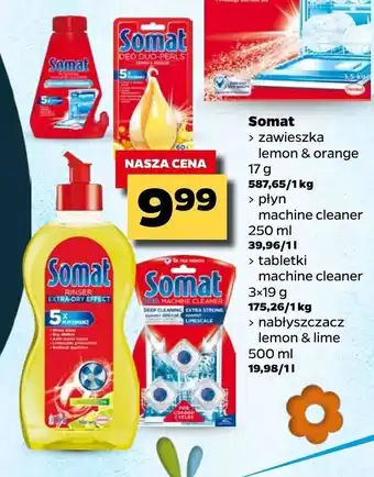 Netto Somat zawieszka 17g/płyn 250ml/ tabletki 3x19g/nabłyszczacz 500ml oferta