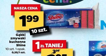 Netto Gąbki zmywaki kuchenne Shine 10 sztuk oferta