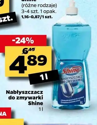 Netto Nabłyszczacz do zmywarki Shine 1l oferta