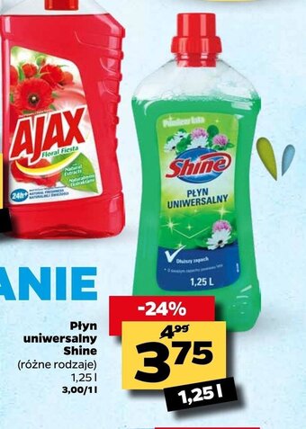 Netto Płyn uniwersalny Shine 1,25l oferta