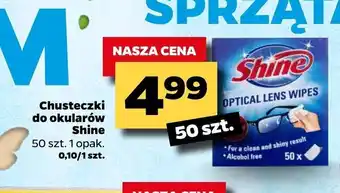 Netto Chusteczki do okularów Shine 50sztuk oferta