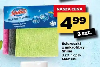 Netto Ściereczki z mikrofibry Shine 3sztuki oferta