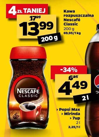 Netto Kawa rozpuszczalna Nescafé Classic 200g oferta