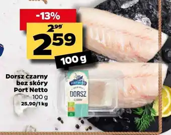 Netto Dorsz czarny bez skóry Port Netto 100g oferta