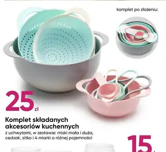 Pepco Komplet składanych akcesoriów kuchennych oferta