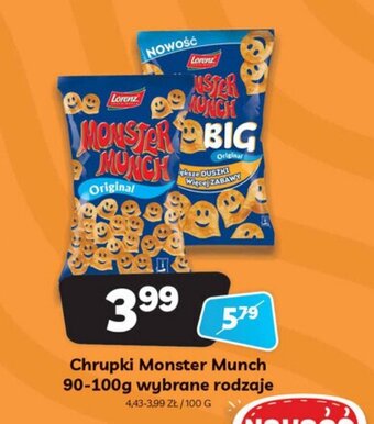 Delfin Chrupki Monster Munch 90-100g oferta