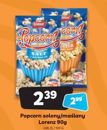 Delfin Popcorn solony/maślany 90g oferta