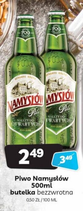 Delfin Piwo Namysłów 500ml oferta