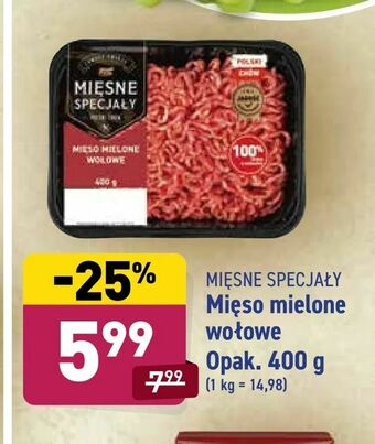 ALDI Mięso mielone wołowe oferta