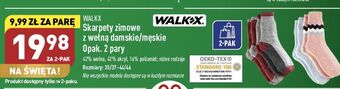ALDI Skarpety męskie z bawełną bio 35/38-43/46 walkx oferta