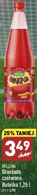ALDI Oranżada czerwona hellena oferta