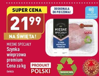 ALDI Szynka wieprzowa premium mięsne specjały zawsze świeże (aldi) oferta