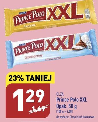 ALDI Wafelek kokosowy prince polo xxl oferta