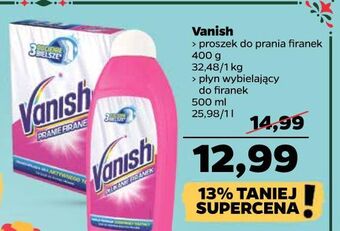 Netto Płyn wybielający do firanek vanish pranie firanek oferta