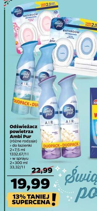 Odświeżacz powietrza ocean & wind ambi pur freshelle