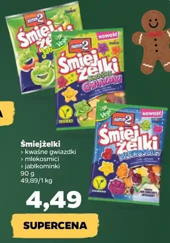 Netto Żelki kwaśne gwiazdki nimm2 śmiejżelki oferta