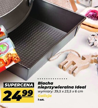 Polomarket Blacha nieprzywieralna ideal 39.5 x 23.5 x 6 cm oferta