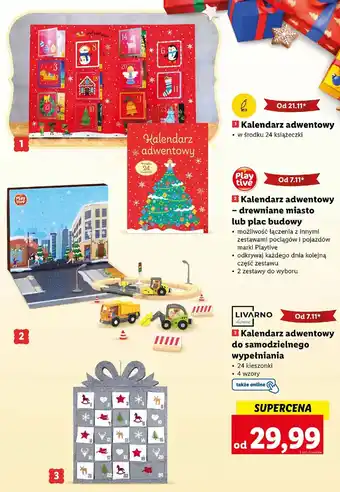 Lidl Kalendarz adwentowy plac budowy oferta