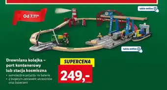 Lidl Drewniana kolejka port kontenerowy oferta