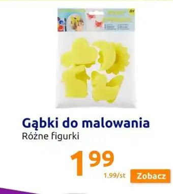 Action Gąbki do malowania różne figurki oferta