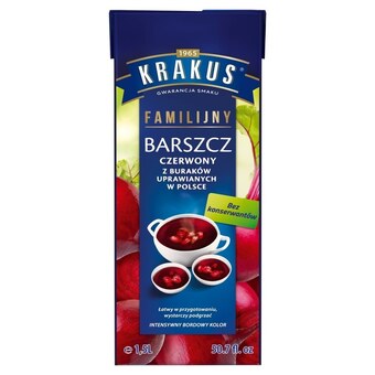 Lidl Krakus barszcz czerwony familijny 1,5 l oferta