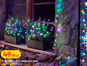 Castorama Lampki zewnętrzne oferta