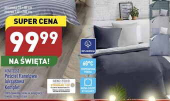 ALDI Komplet pościeli 140 x 200 + 70 80 cm novitesse oferta