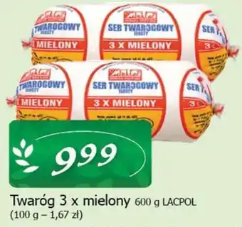 Cezar Delikatesy Lacpol Twaróg 3xmielony 600g oferta