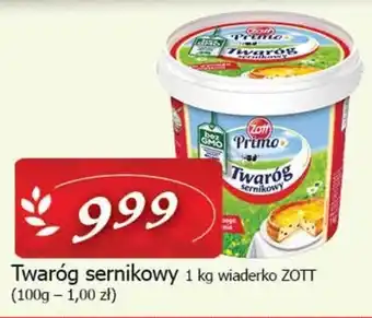 Cezar Delikatesy Zott Twaróg sernikowy 1kg wiaderko oferta