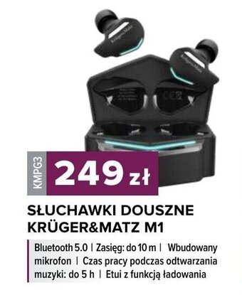 Rebel Electro Kruger&Matz słuchawki douszne m1 oferta