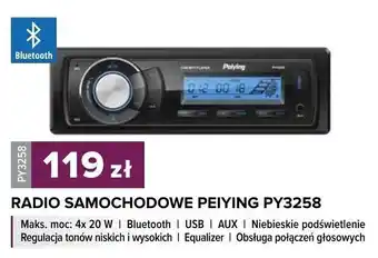 Rebel Electro Peiying radio samochodowe py3258 oferta