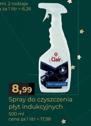 E.Leclerc Płyn do czyszczenia płyt indukcyjnych wiodąca marka clair oferta