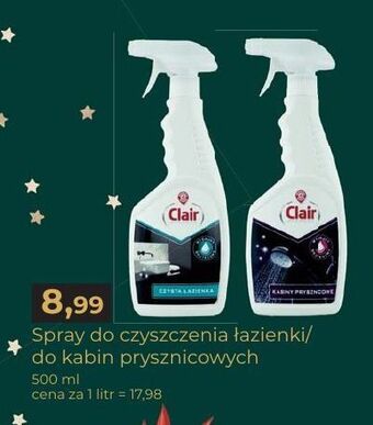 E.Leclerc Spray do czyszczenia łazienki wiodąca marka clair oferta