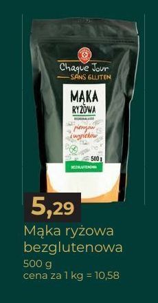 E.Leclerc Mąka ryżowa bezglutenowa wiodąca marka chaque jour oferta