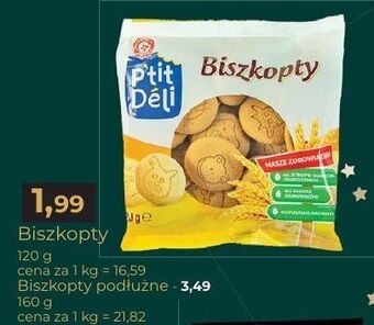 E.Leclerc Biszkopty podłużne wiodąca marka p'tit deli oferta