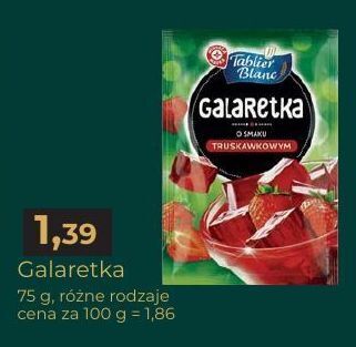 E.Leclerc Galaretka truskawkowa wiodąca marka tablier blanc oferta