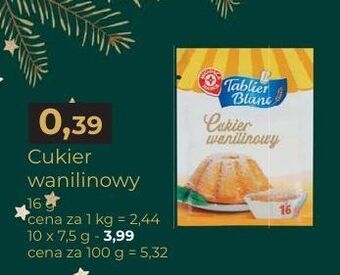 E.Leclerc Cukier waniliowy wiodąca marka tablier blanc oferta