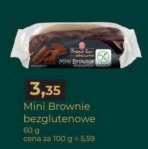 E.Leclerc Mini brownie bezglutenowe wiodąca marka chaque jour oferta