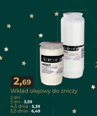 E.Leclerc Wkład olejowy 5.5 dnia wiodąca marka ardence oferta